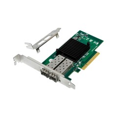 MicroConnect PCIe x8 Network Card X520-DA2 - High-Performance, Reliable Connectivity with SFP+ Ports!